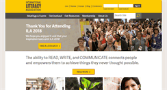 Desktop Screenshot of literacyworldwide.org